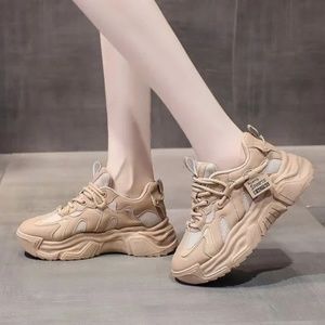 autumn new white shoes casual sports women's shoes